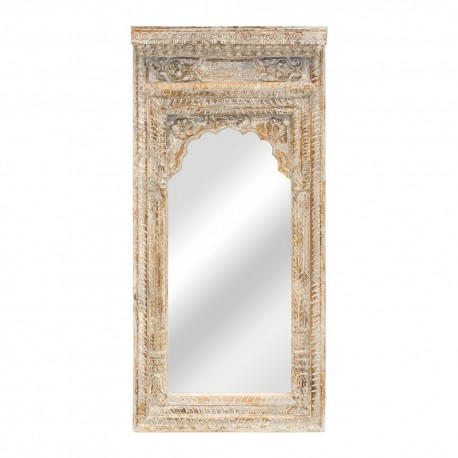 Espejo antiguo de madera