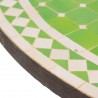 Mesa mosaico 100cm verde