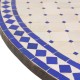 Mesa mosaico 120cm blanco-azul - Imagen 3