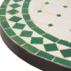 Mesa mosaico 50cm blanco-verde - Imagen 3