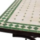 Mesa mosaico blanco-verde 120x80 cm - Imagen 3