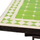 Mesa mosaico 160X90 verde-blanco - Imagen 4