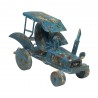 Tractor vintage azul