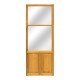 Espejo puerta antigua madera - Imagen 1
