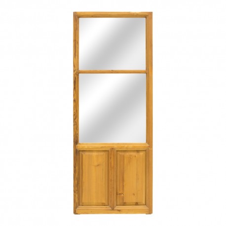 Espejo puerta antigua madera