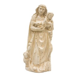 Virgen de madera con niño