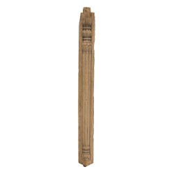 Columna antigua madera tallada