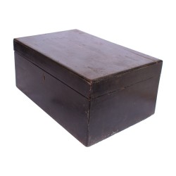 Caja decorativa madera negra