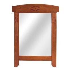 Espejo marco madera rectangular
