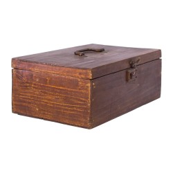 Caja de costura de madera