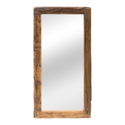 Espejo de madera de estilo rústico
