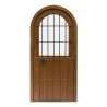 Puerta madera exterior modelo Castillo cristalera