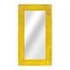 Espejo de madera amarillo - Imagen 1