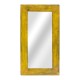 Espejo de madera amarillo - Imagen 2