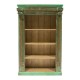 Librería de madera tallada verde - Imagen 1