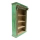 Librería de madera tallada verde - Imagen 2
