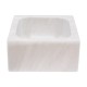 Lavabo mármol blanco cuadrado - Imagen 1