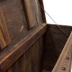 Arca antigua madera y chapa - Imagen 4