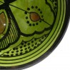 Cuenco cerámica 12cm verde-negro