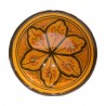 Cuenco cerámica 12cm naranja-negro