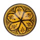 Cuenco cerámica 10cm amarillo y negro - Imagen 2