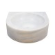 Lavabo mármol blanco circular - Imagen 1