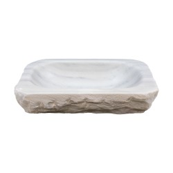 Lavabo rústico mármol rectangular escarcilado