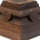 Portavelas de madera tallada - Imagen 2