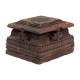Portavelas de madera tallada - Imagen 3