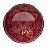 Cuenco cerámica 30cm rojo