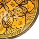 Cuenco cerámica 30cm amarillo y negro - Imagen 3