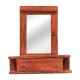 Espejo madera con cajón rojo - Imagen 1