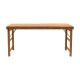 Mesa plegable madera rústica - Imagen 1