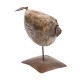 Figura de pájaro madera y chapa gris - Imagen 1