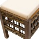 Banco de madera acolchado con balaustres - Imagen 3