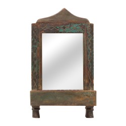 Espejo antiguo tallado