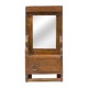 Espejo antiguo madera con cajón - Imagen 1