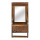 Espejo madera con cajón y barra - Imagen 1