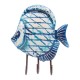 Perchero metálico pez policromado - Imagen 1