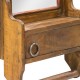 Espejo madera con cajón y barra - Imagen 4