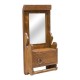 Espejo antiguo madera con cajón - Imagen 2