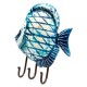 Perchero metálico pez policromado - Imagen 2
