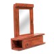 Espejo madera con cajón rojo - Imagen 3