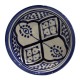 Cuenco cerámica 10cm azul y blanco puntos - Imagen 1