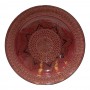 Plato cerámica 35cm floral grabado - Imagen 1