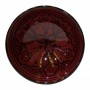 Cuenco cerámica 15cm rojo motivo trévol