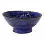 Cuenco cerámica 15cm en azul y negro - Imagen 1