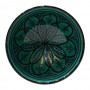 Cuenco cerámica 15cm en verde y negro - Imagen 2
