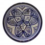 Cuenco cerámica 15cm grecas azul cobalto