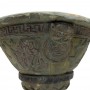 Pedestal copa madera policromada - Imagen 3